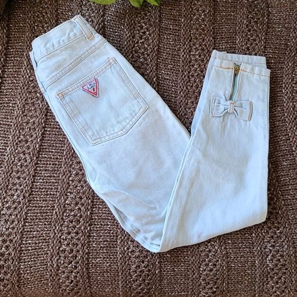 Vintage High Waisted No Problem! Kids Size 7 Jeans - Picture 9 of 9